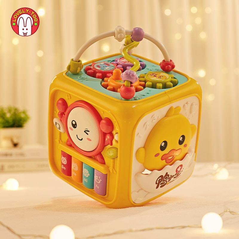 Baby Activity Cube Toddler Toys 7 in 1 Educational ..